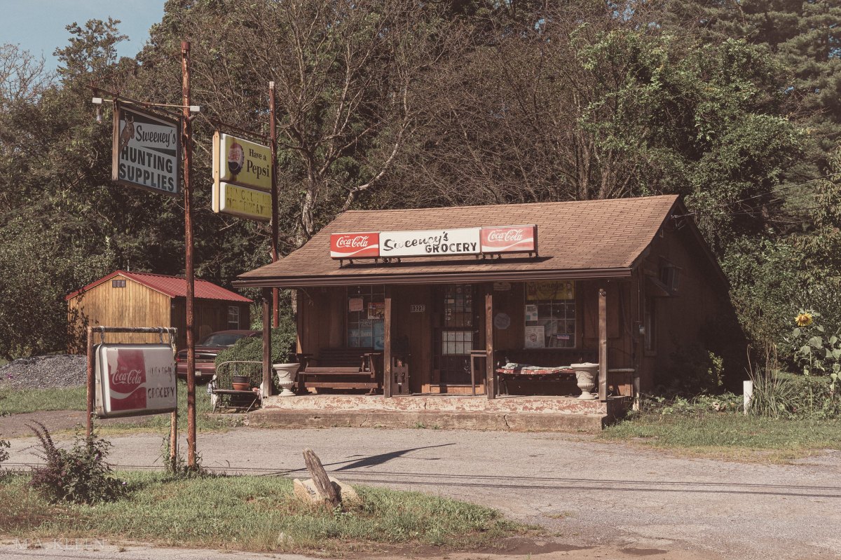Sweeney's Grocery and Hunting Supplies Store, 13238 Catoctin Furnace Road outside Thurmont, Maryland.